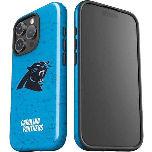 NFL Carolina Panthers Distressed Alternate iPhone 16 Pro Impact Case
